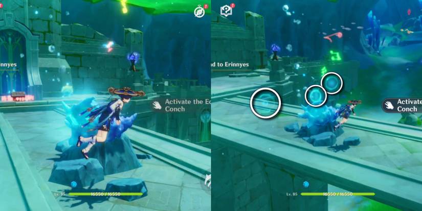 how to use echoing Conch in Genshin Impact