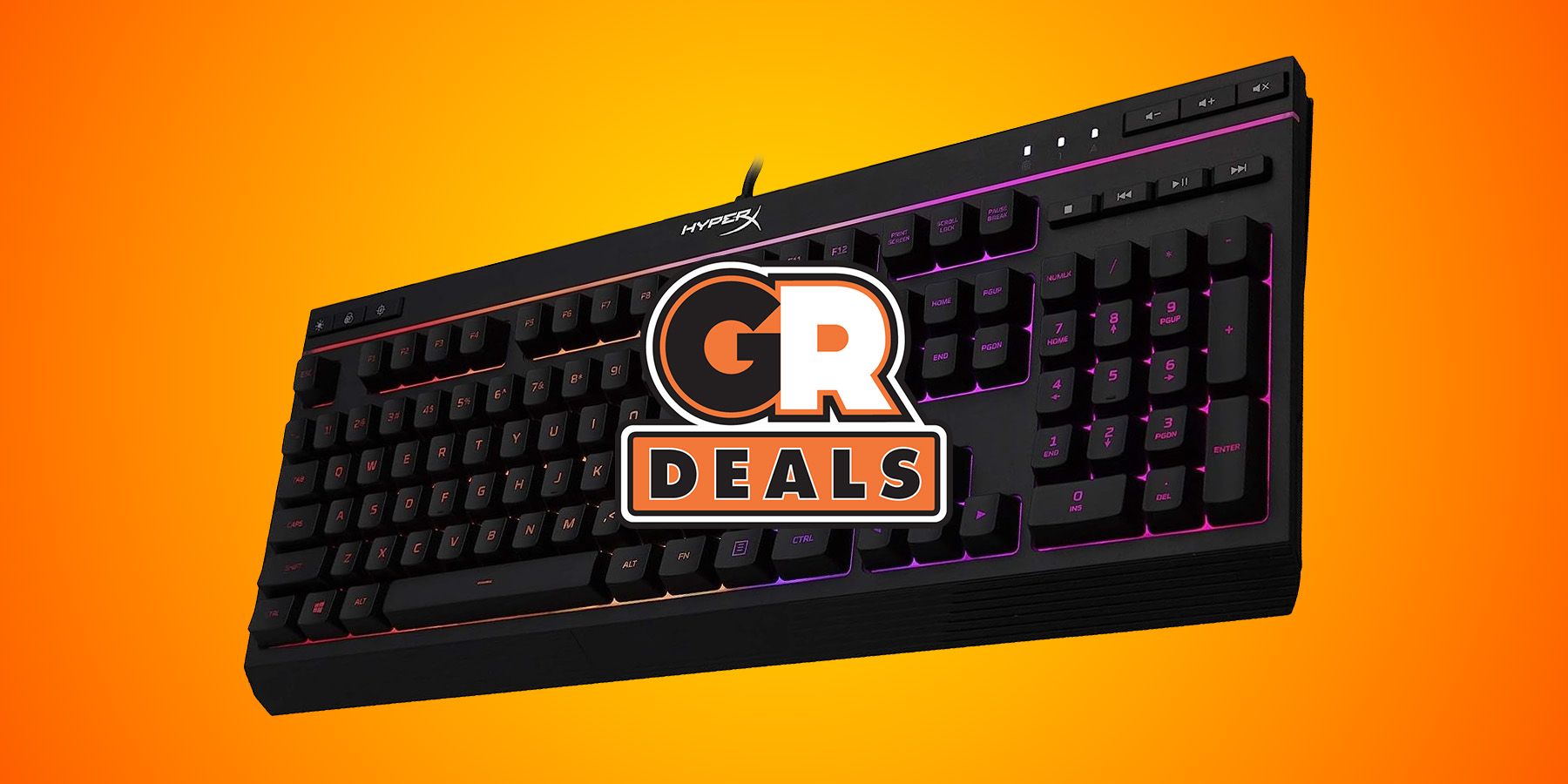 Score 28% Off HyperX Alloy Core RGB Gaming Keyboard