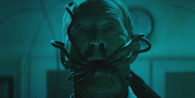 a character is taken by the television