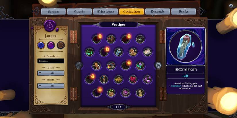 Inkbound Collection Screen