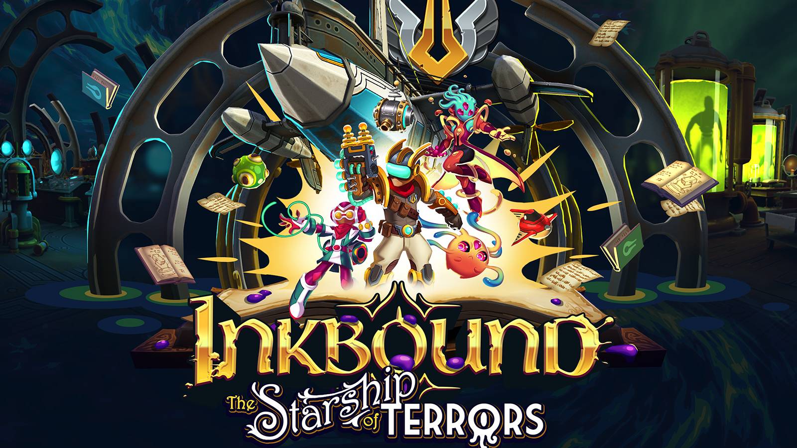 Inkbound Key Art The Starship Of Terrors