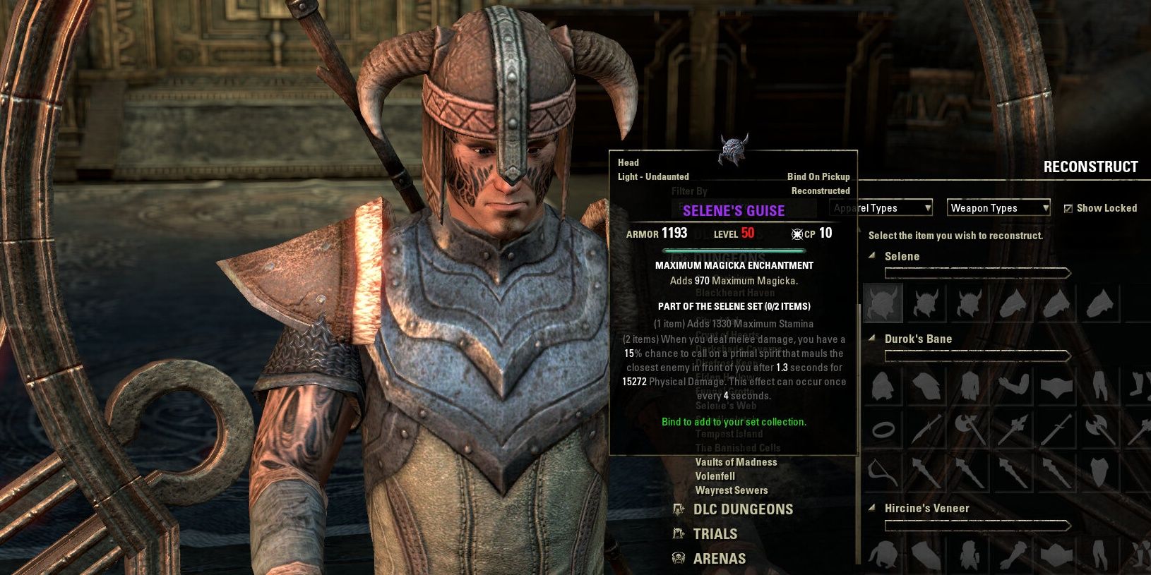 Item management in The Elder Scrolls Online