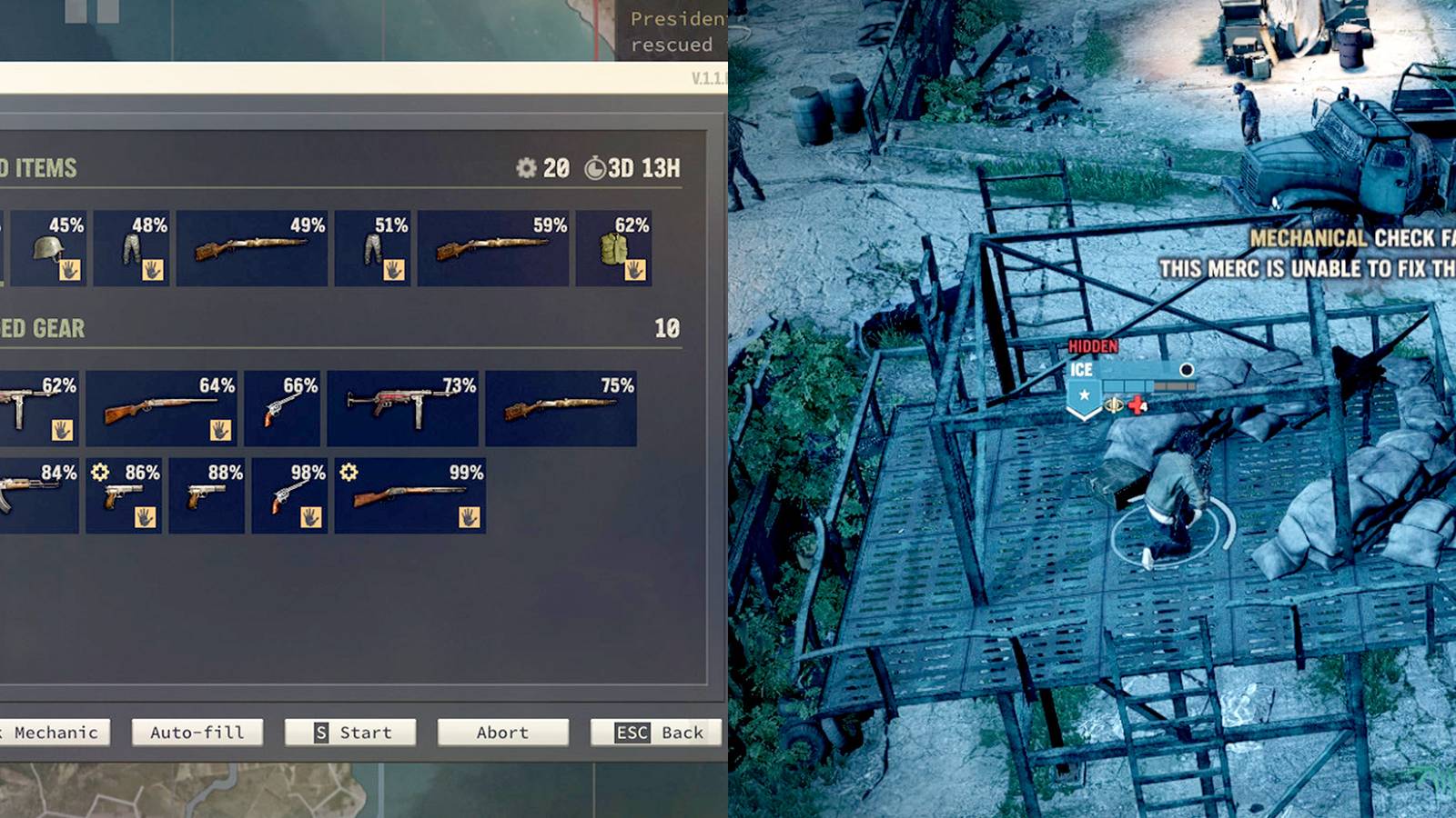 Jagged Alliance 3 Repair Items Weapons Gear