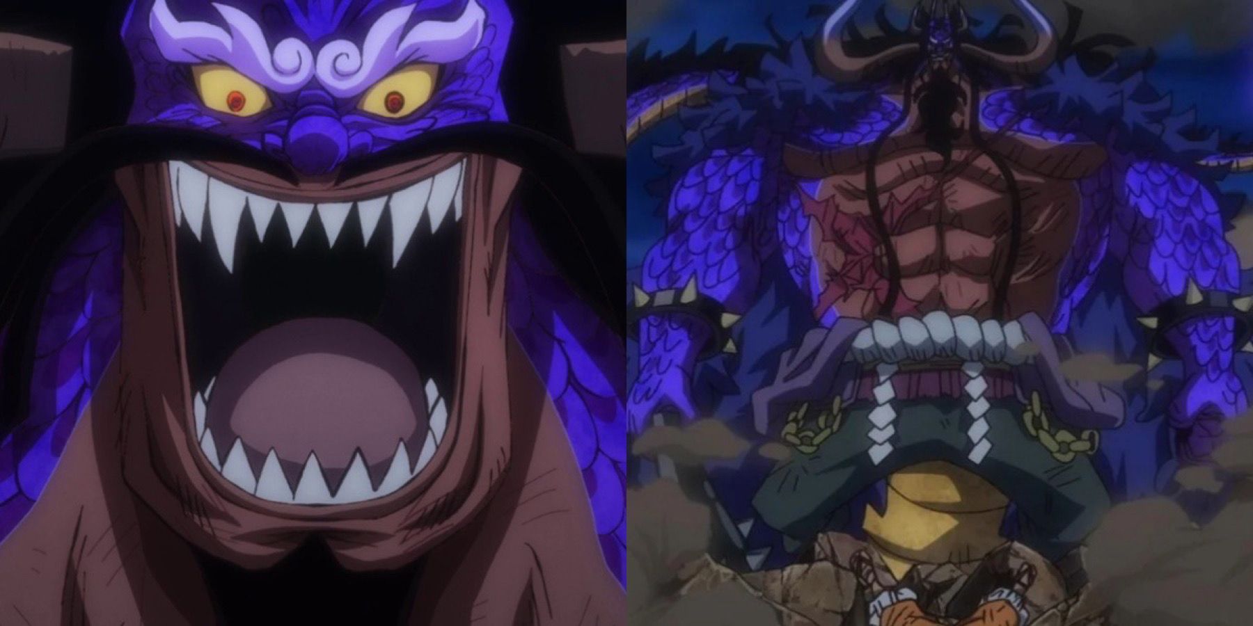 Kaido true Form  One piece Ep 1021 