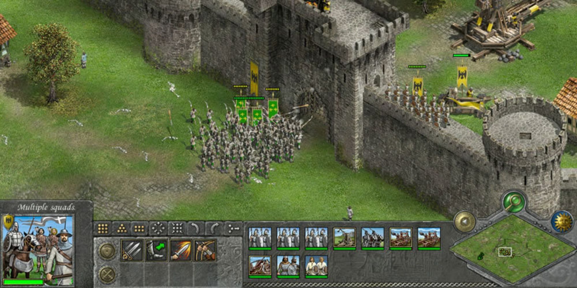 Knights of Honor, sieging a castle