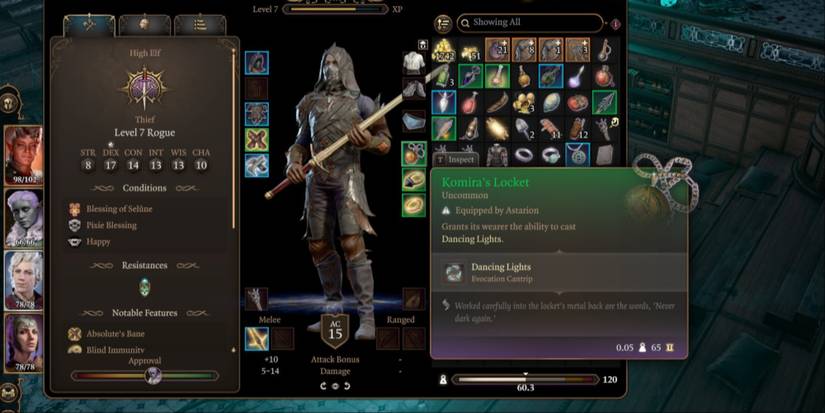 komira's locket Baldur's Gate 3