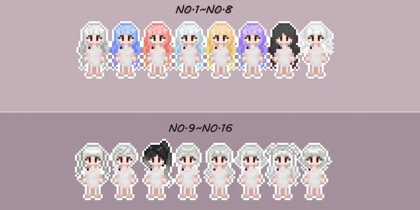 Kyuya's Hairstyles Pack for Stardew Valley