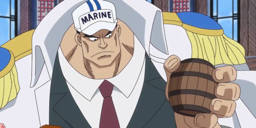 Lacroix holding a cup