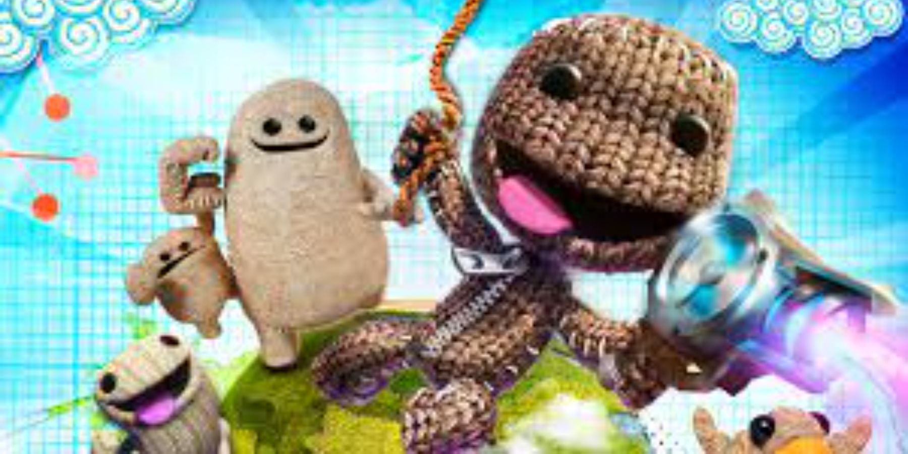 Sackboy and the rest of the characters in LittleBigPlanet 3