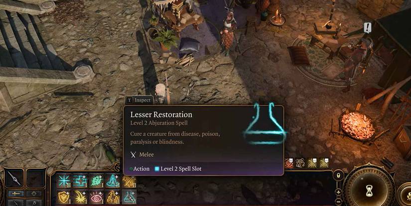 Lesser Restoration in Baldur's Gate 3