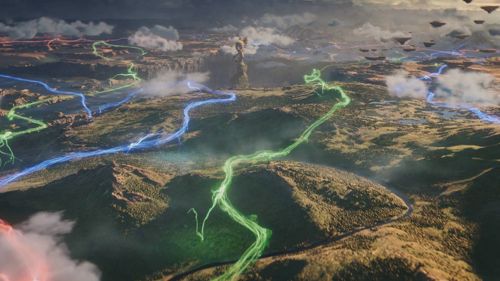 Leylines crossing across Aveum - Immortals of Aveum