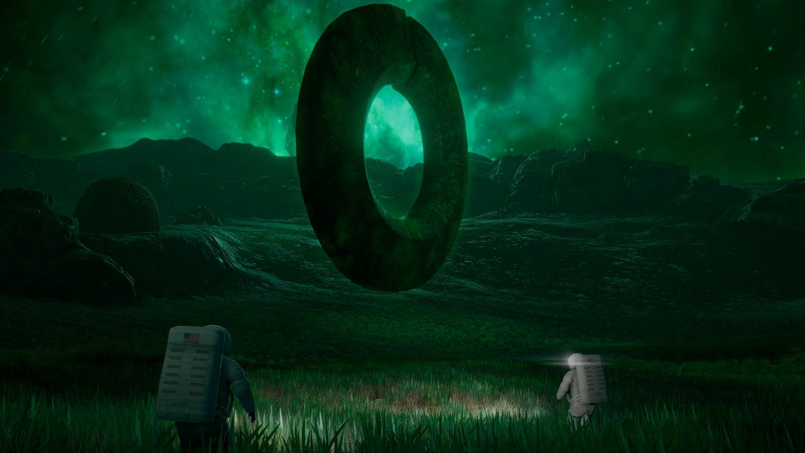 lifeless moon ring astronauts ring