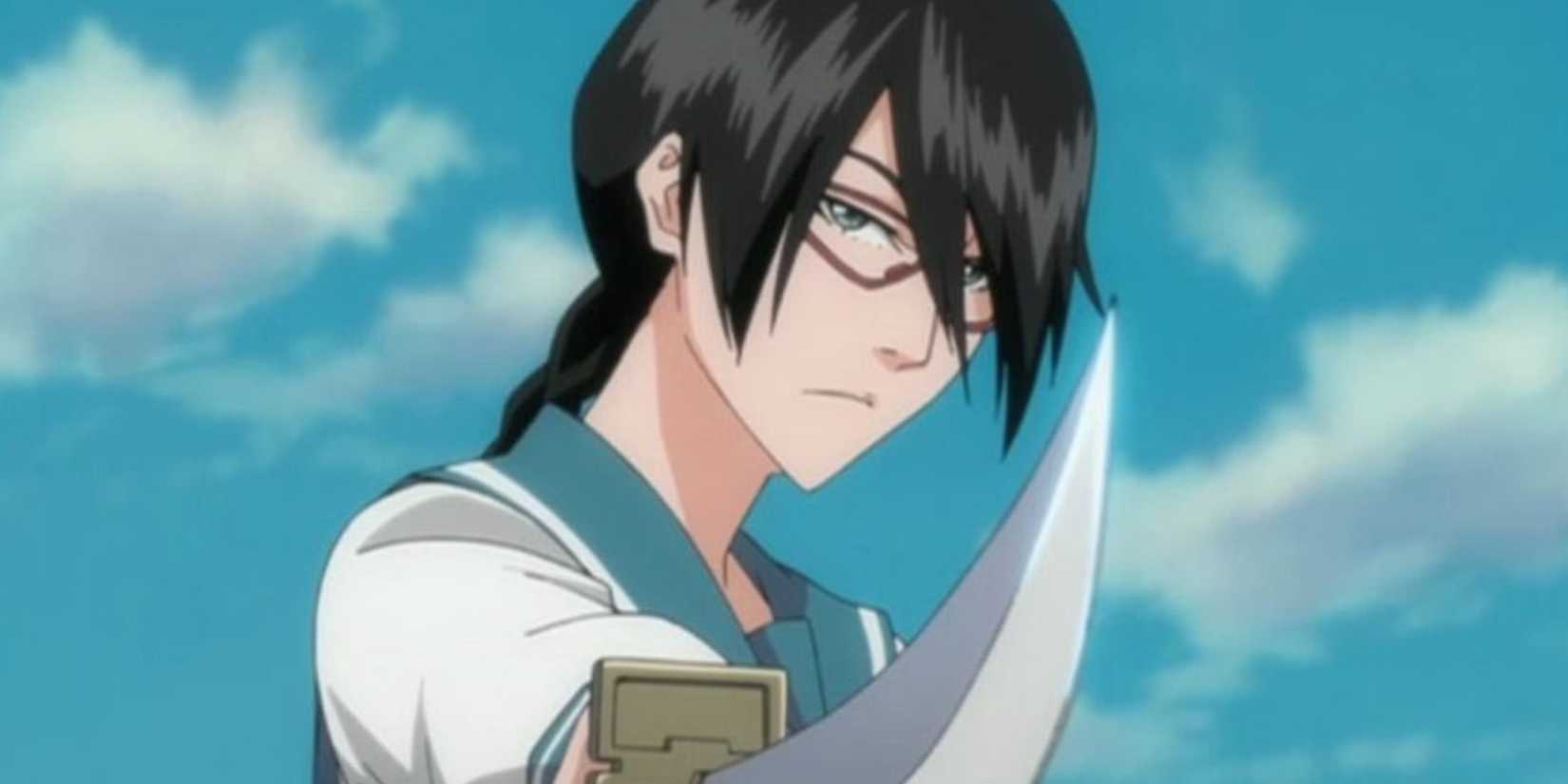 Lisa Yadomaru points her Zanpakuto at Tier Harribel in  Bleach