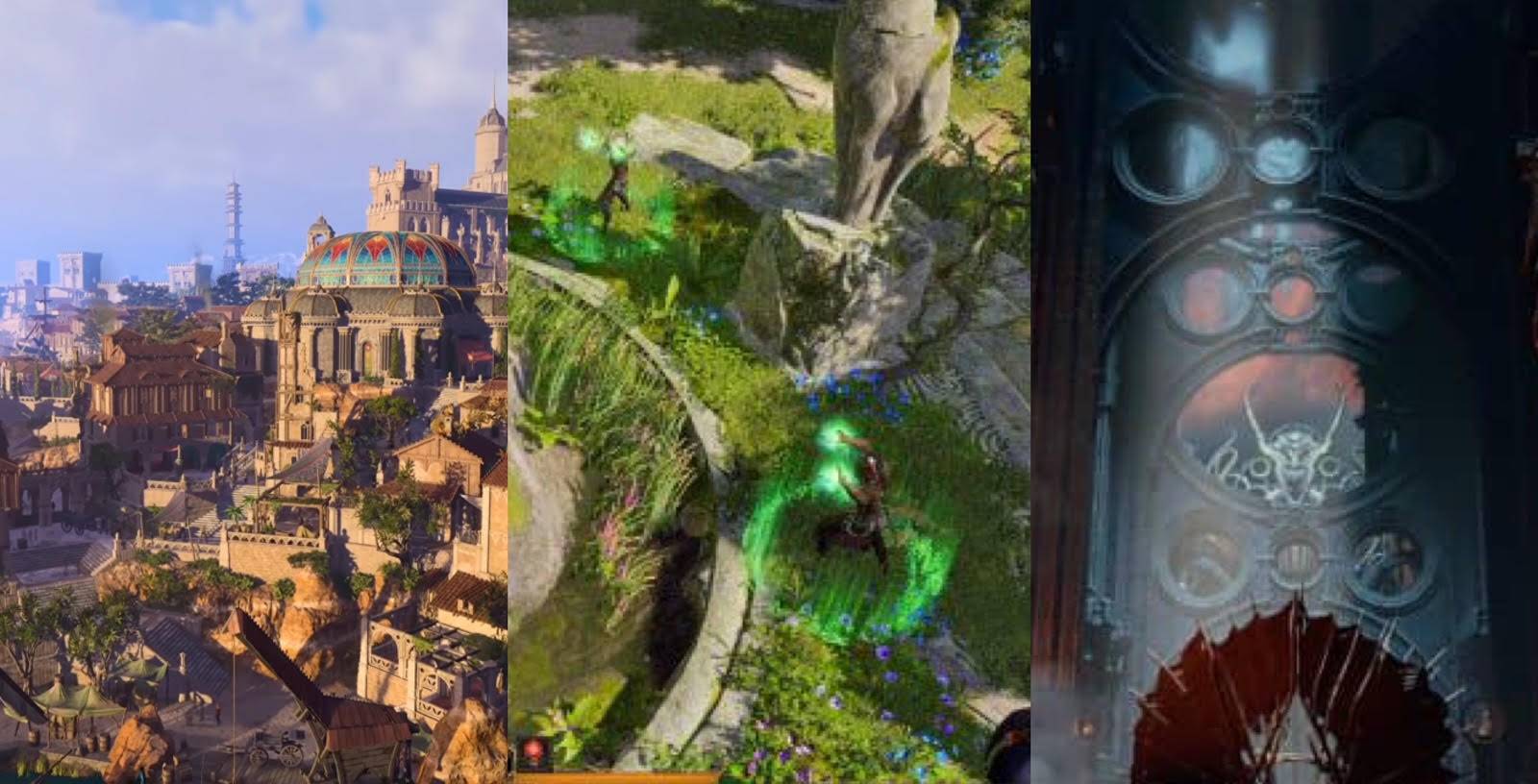Baldur's Gate 3: Baldur's Gate City, Druid Grove, Moonrise Towers