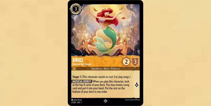 lorcana ariel spectacular singer