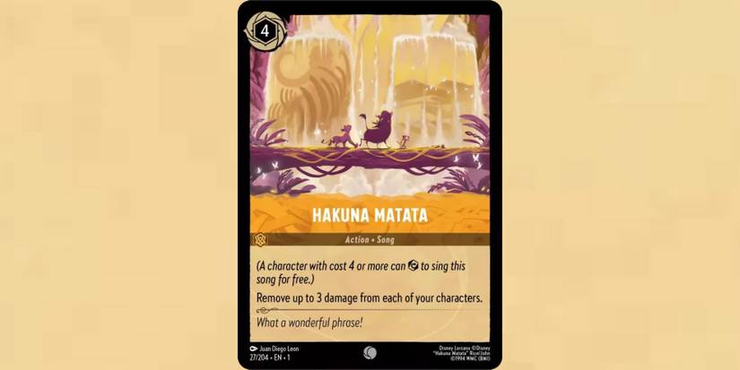 Disney Lorcana - Best Amber Cards in The First Chapter Disney Lorcana - Best Amber Cards in The First Chapter