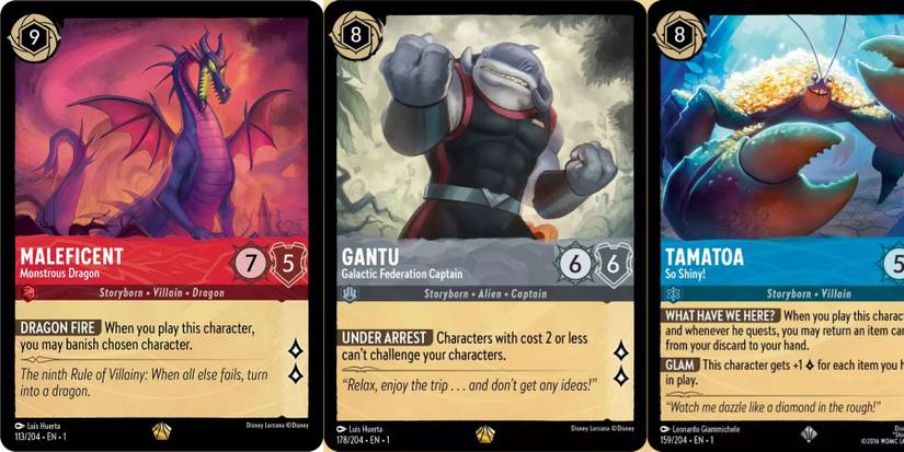 lorcana high cost cards