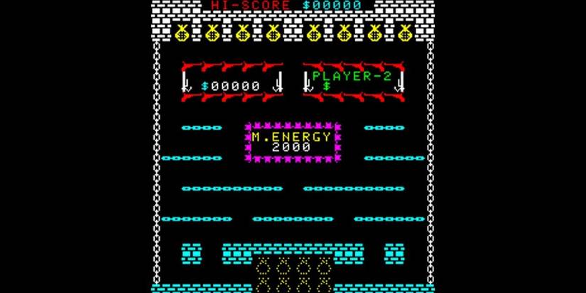 Arcade game screen for stealth classic Lupin the third.