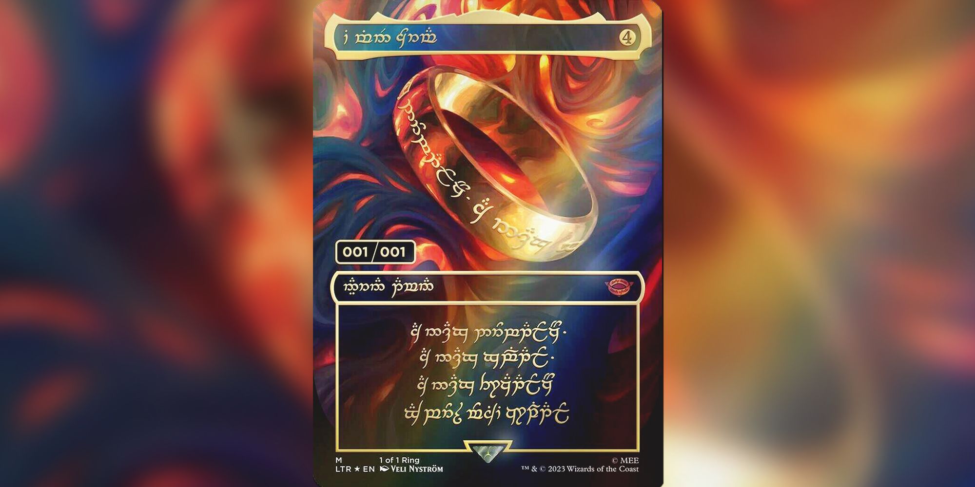 Magic the Gathering The One Ring Card Sold to Celebrity for $2.6M
