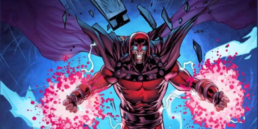 Magneto charging up an attack