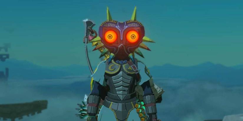 Link wearing Majora's Mask