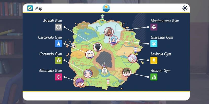 The Minimap In Pokemon Scarlet And Violet