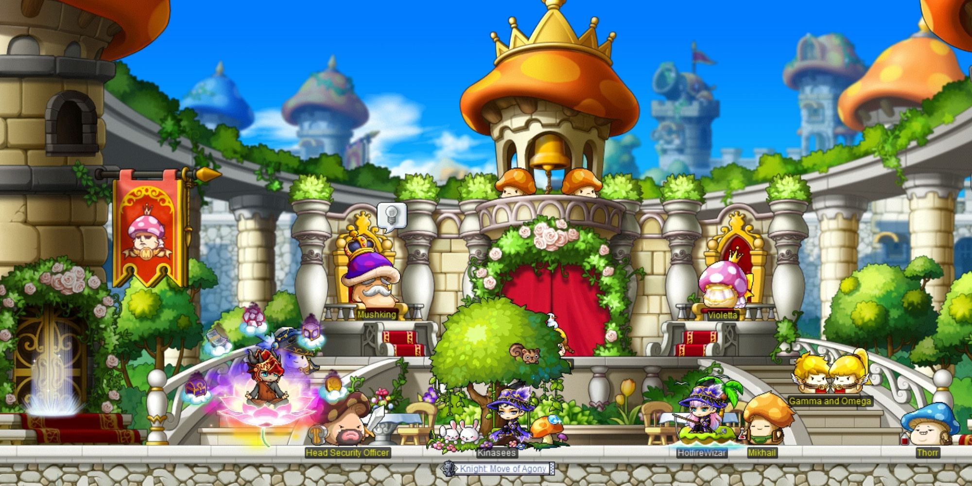An image showcasing characters from MapleStory
