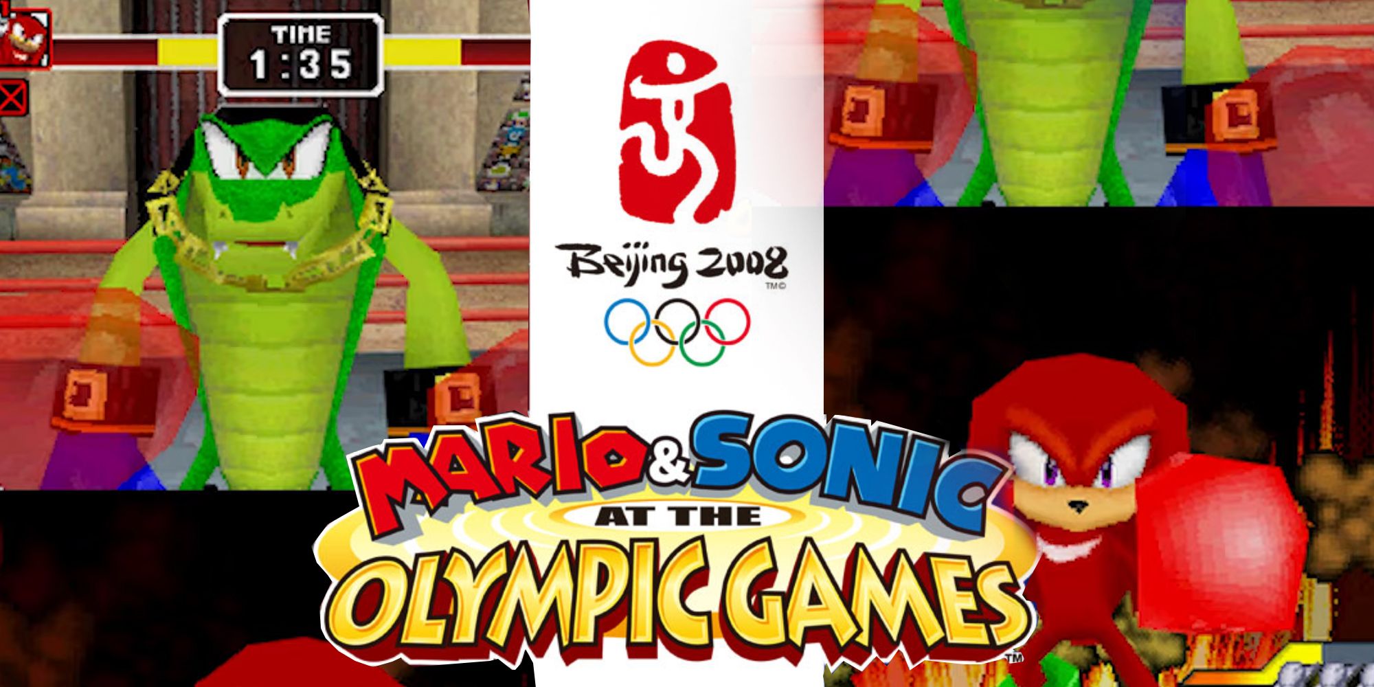 Mario & Sonic at the Olympic Games (2008) Vector boxing Knuckles