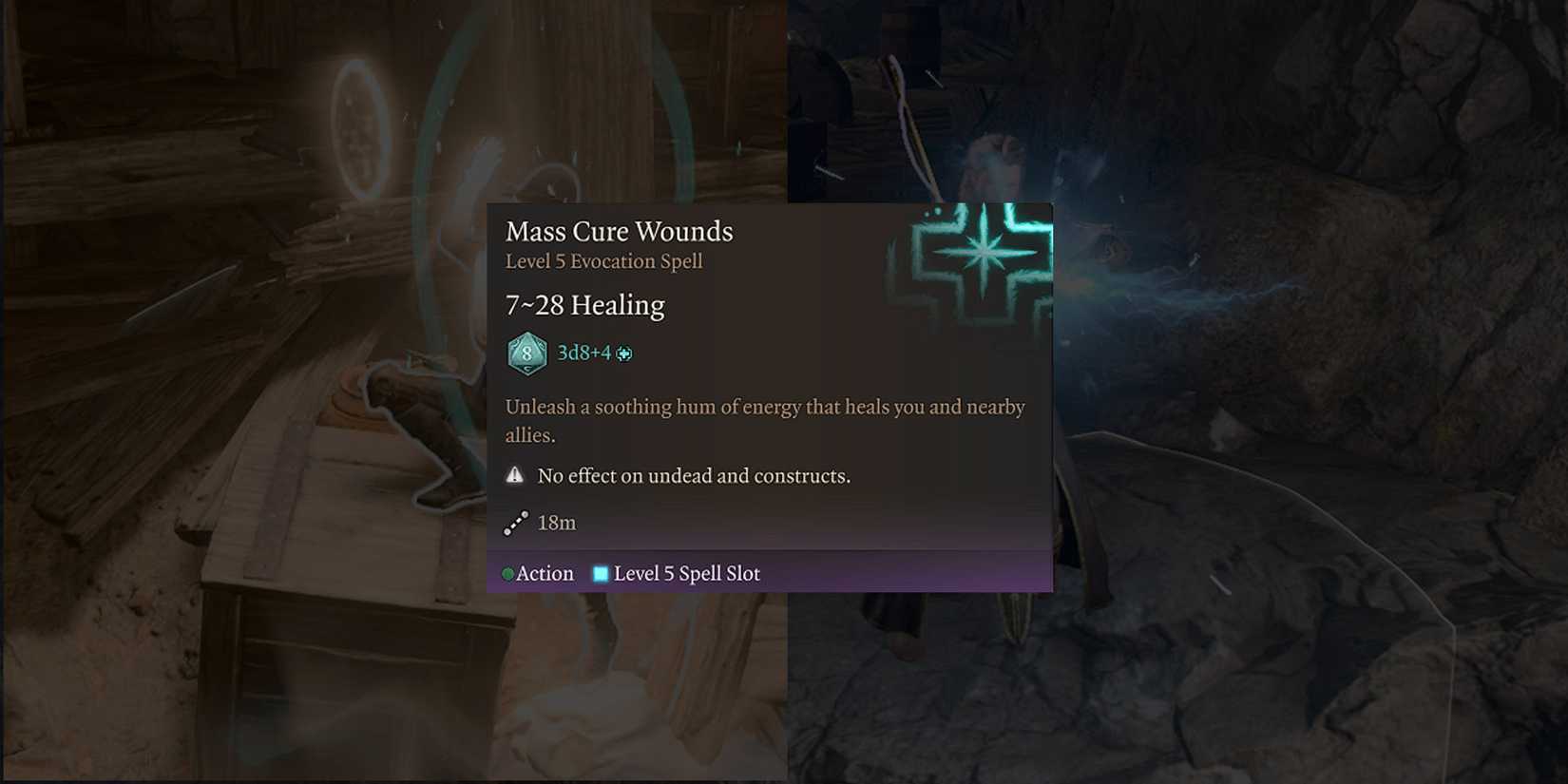 Mass Cure Wounds Spell in Baldur's Gate 3