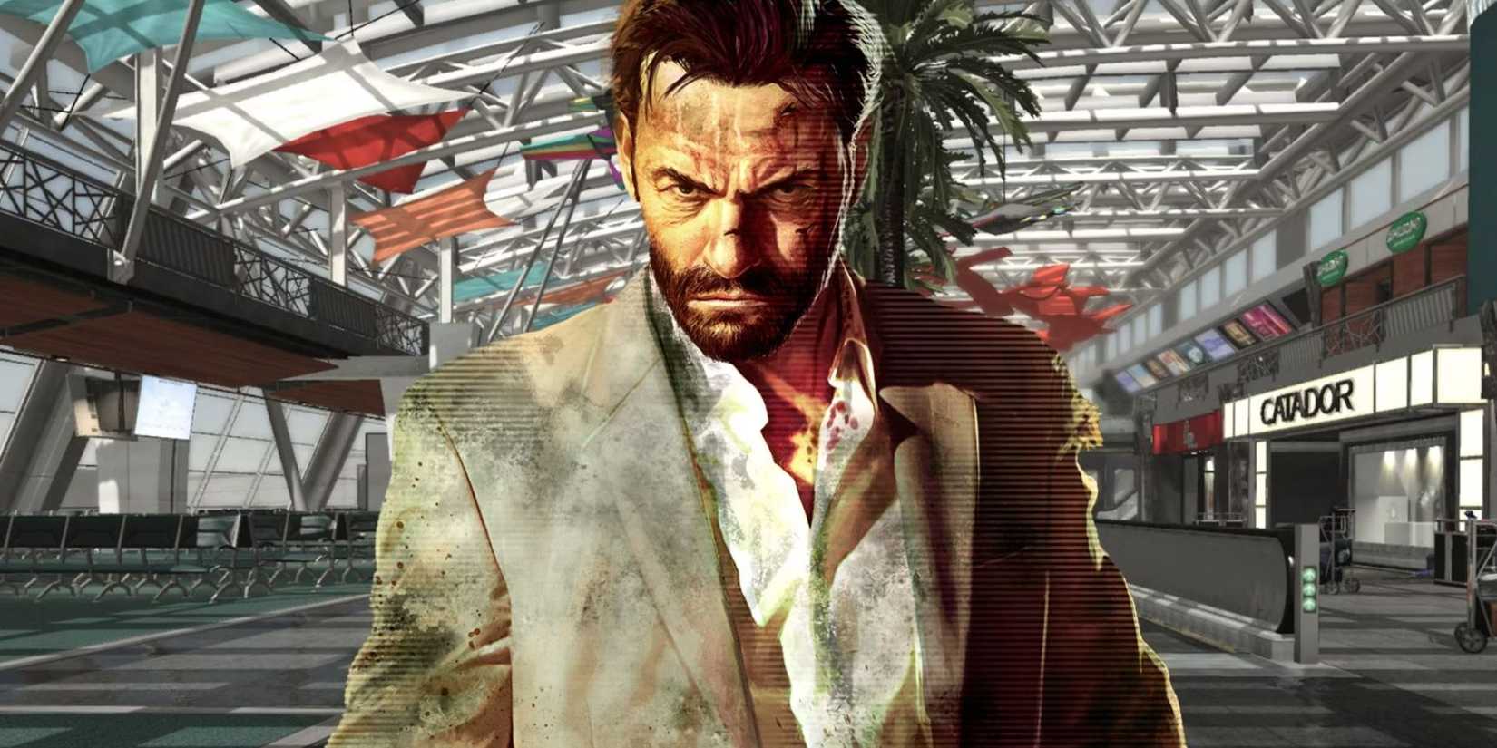 Max Payne staring at the camera