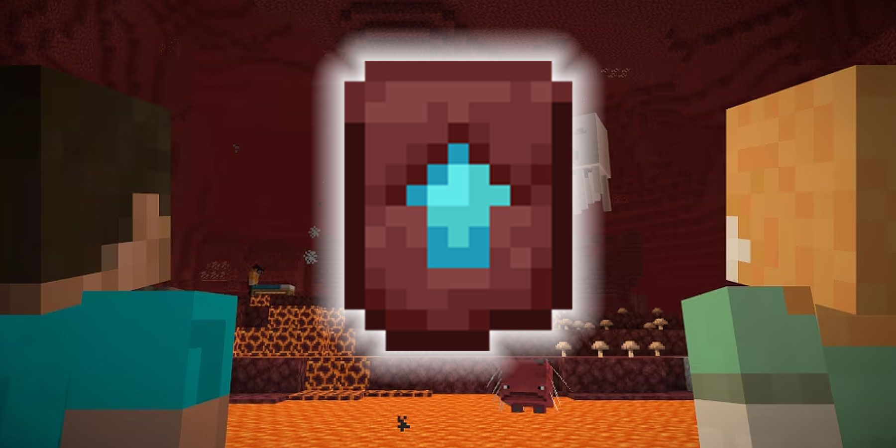 Netherite Armor Template in Minecraft