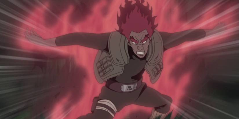 Might Guy opening the Eight Gates