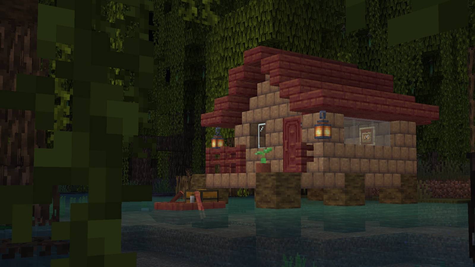 minecraft house swamp