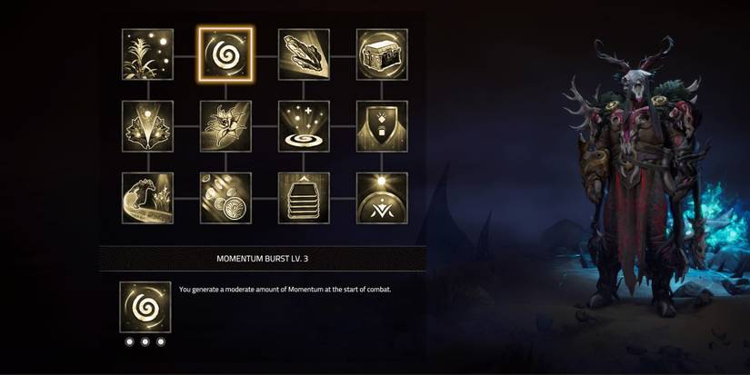 The Momentum Burst perk from Atlas Fallen