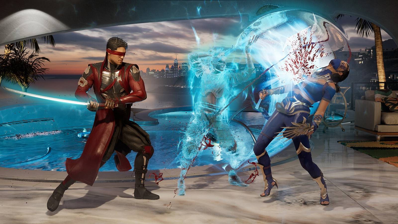 mortal kombat 1 kenshi vs kitana johnny cage stage