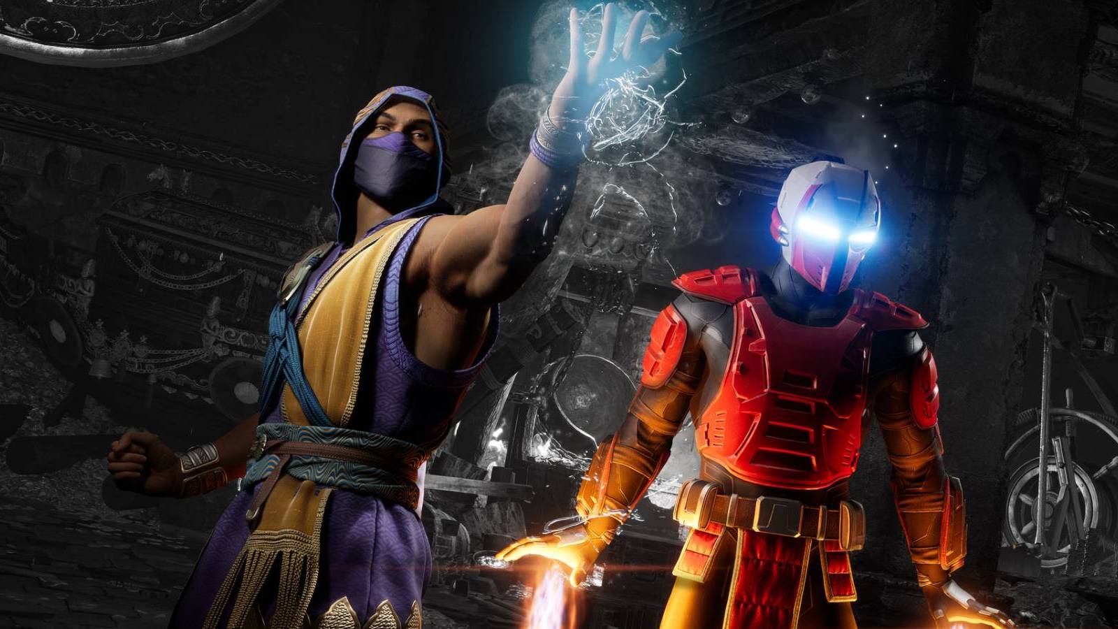 Rain and Sektor from Mortal Kombat 1