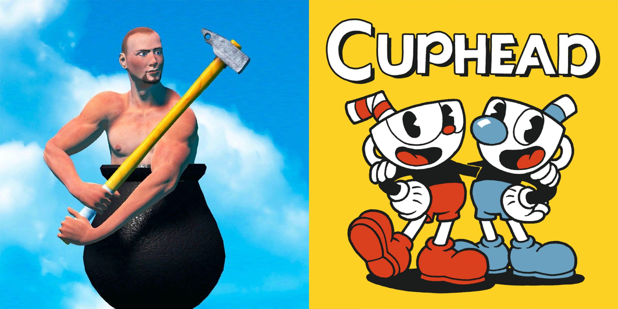 Cuphead player speedruns game while simultaneously climbing a mountain