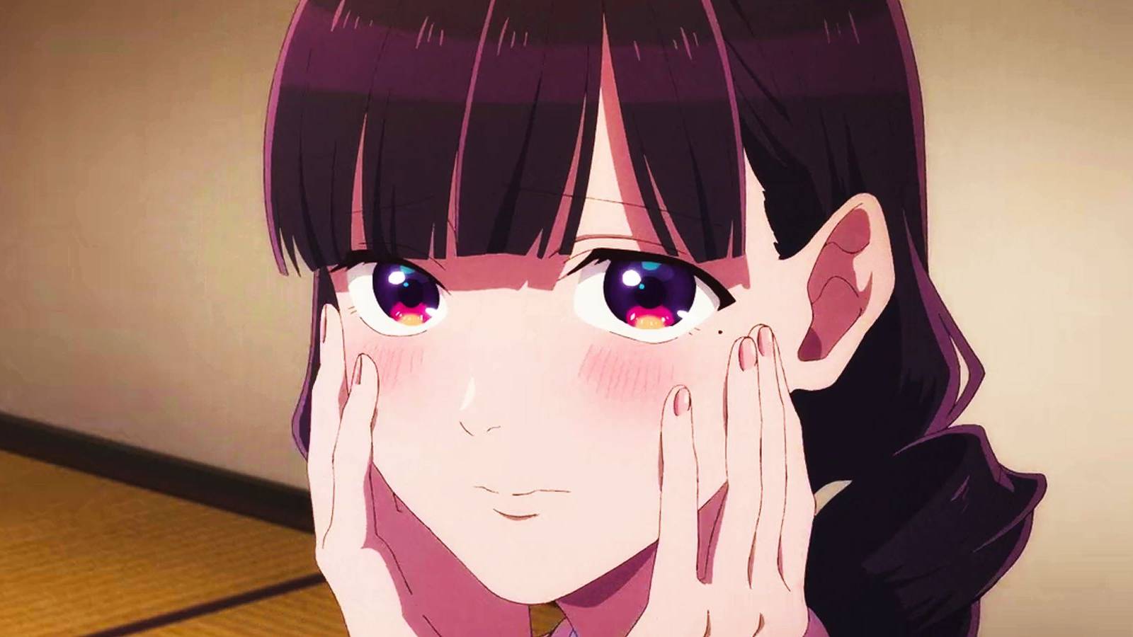 My Happy Marriage E07 Miyu Saimori Blushed