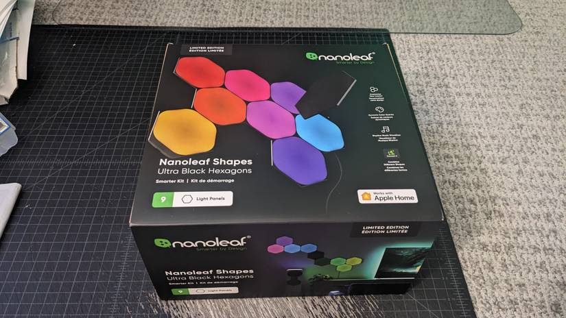 Nanoleaf Black Hexagons Box Contents #1