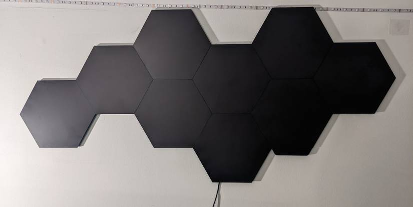 Nanoleaf Black Hexagons Install #3