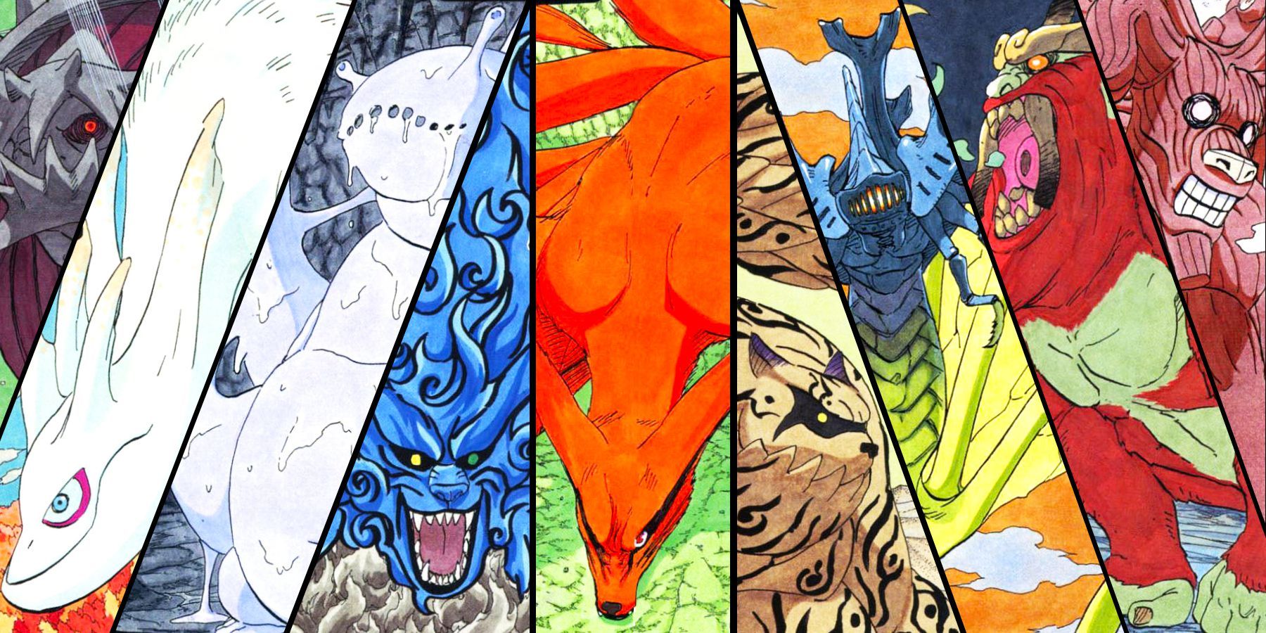Naruto Todas as Bestas com Cauda