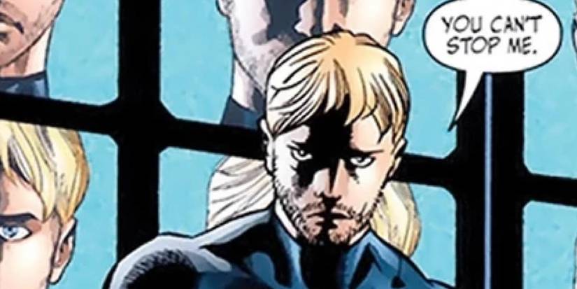 A panel of Nemesis from DC comic