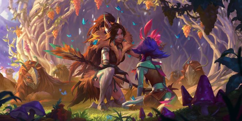 Nidalee talking with Neeko