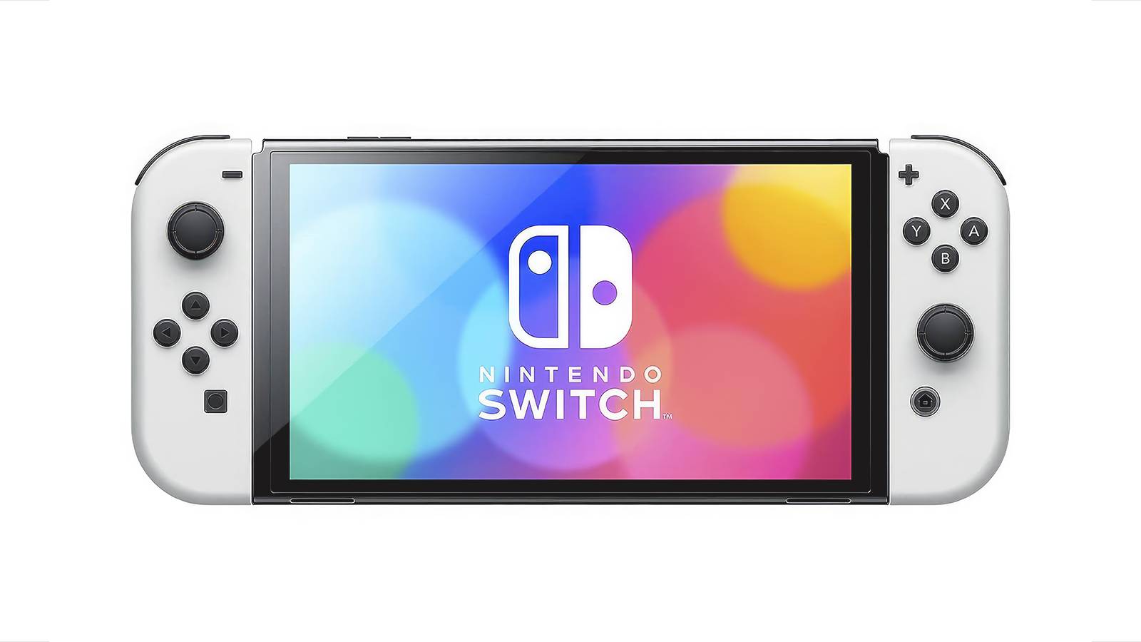 Nintendo Switch OLED Model white upscaled promo