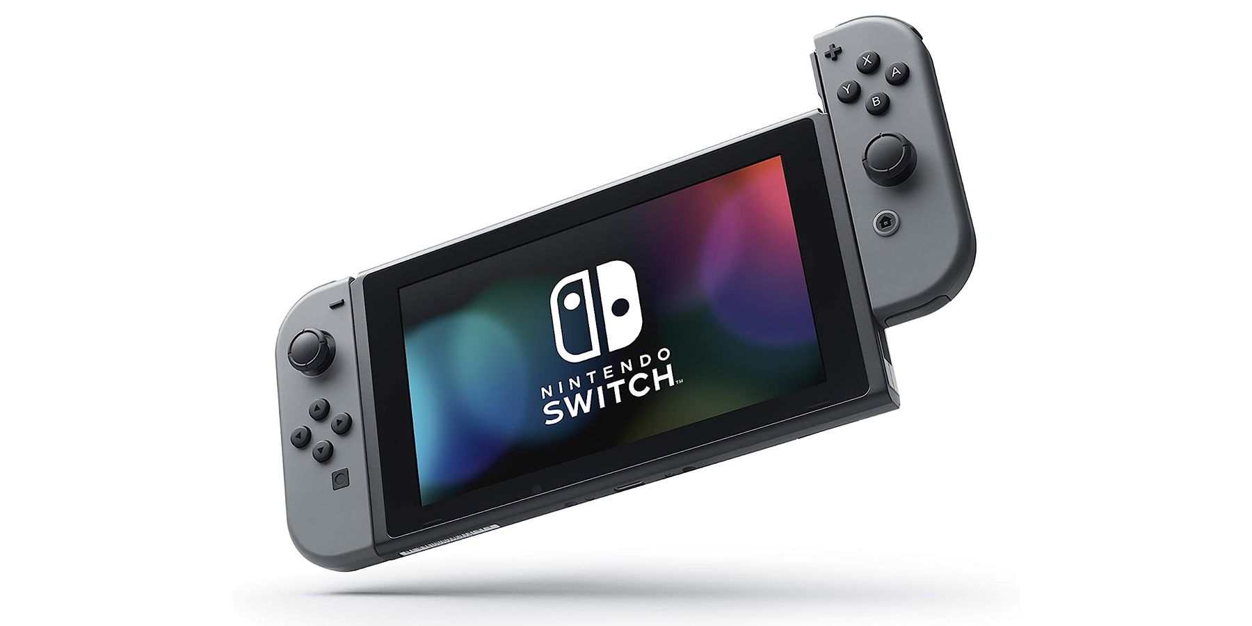 Nintendo Switch with Gray Joy-Cons promo image