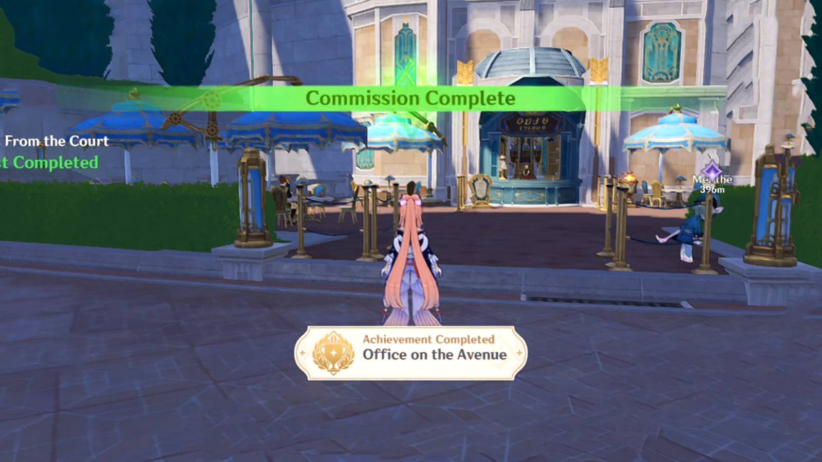 office on the avenue achievement in genshin impact