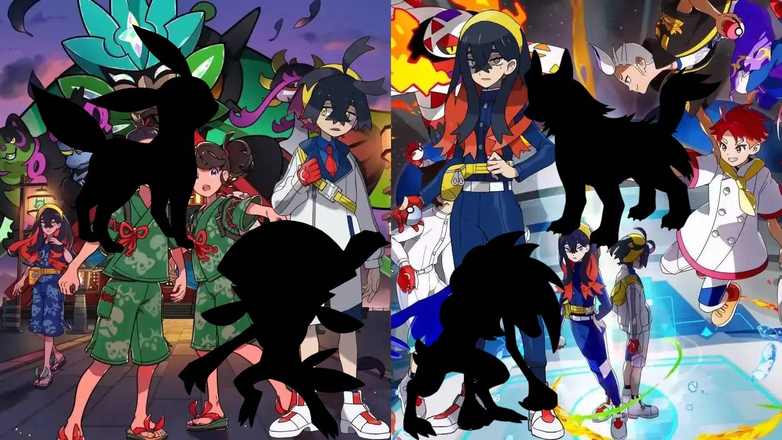 pokemon scarlet violet dlc teal mask dark-type new form leaks kieran mightyena