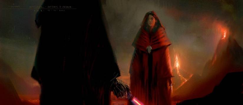 Star Wars Episode III Revenge of the Sith concept art Padmé