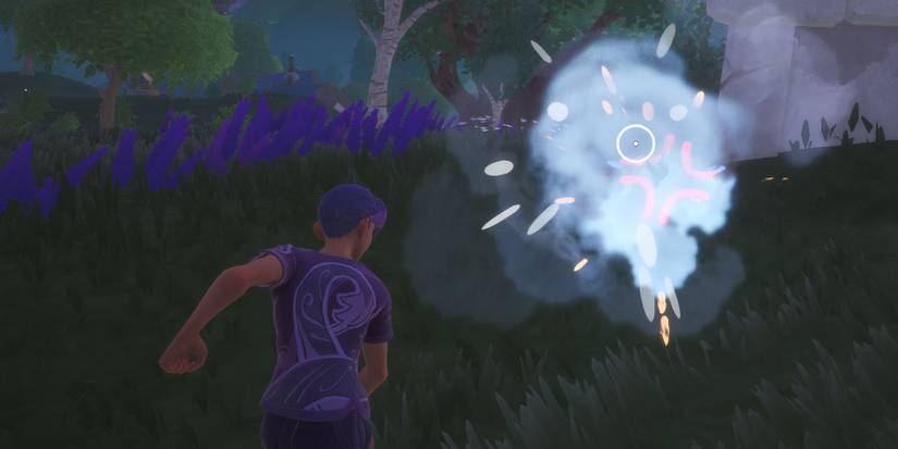 Bug catching in Palia.