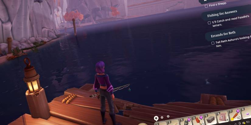 palia fishing for answers quest three letters location